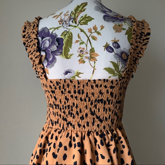 TUSSAH Women’s Sharni Animal Print Midi Dress Size 10 - Picture 11 of 15